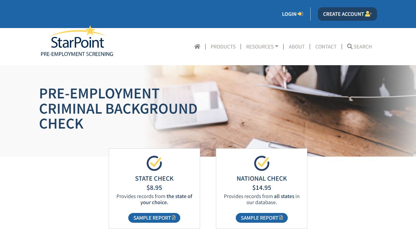 Pre-Employment Criminal Background Check | StarPoint Screening